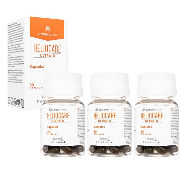 ヘリオケア ウルトラDカプセル 30錠 3本 Heliocare Ultra-D