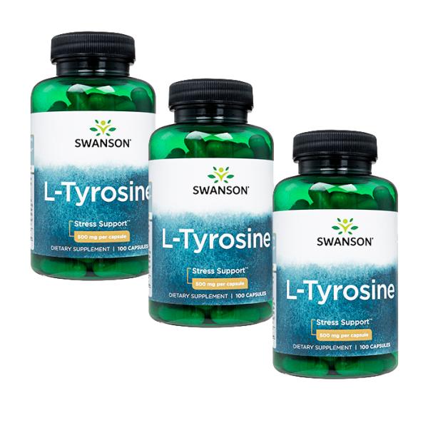 スワンソン L チロシン 500mg 100錠 3本 Swanson L Tyrosine 海外直送 日時指定不可 F Ltyrsn500mg100c3 ビューストア 通販 Yahoo ショッピング