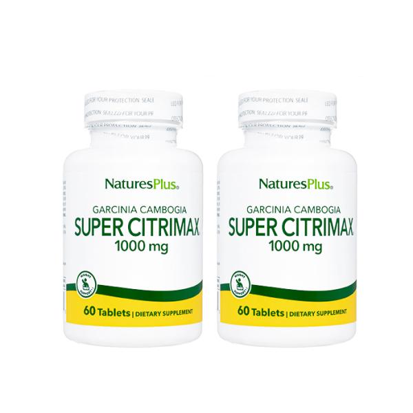 2本 スーパーシトリマックス 1000mg 60錠 NaturesPlus 旧商品名:シトリマックス 日時指定不可