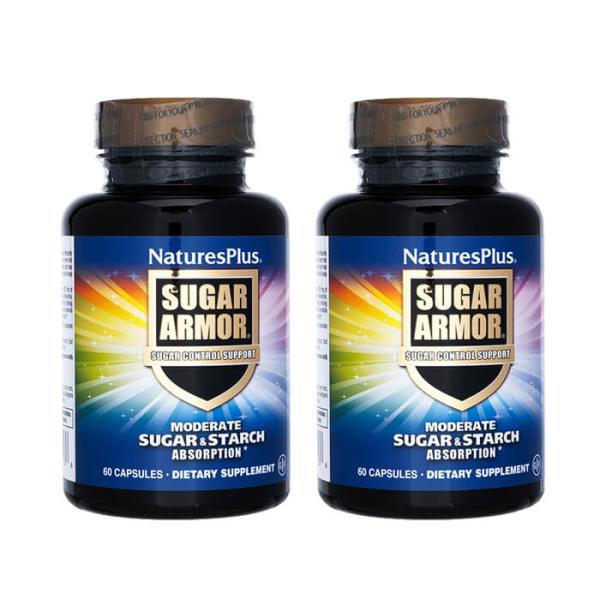 シュガーアーマー 60錠 2本 NaturesPlus Sugar Armor ダイエット グルテンフリー日時指定不可