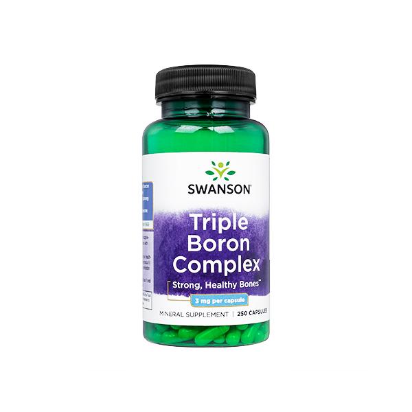 商品名　トリプルボロンコンプレックス3mg【商品説明】スワンソンのトリプルボロンコンプレックスは、骨太な毎日を目指す方のミネラルサプリメントです。ホウ素は、骨の形成や維持に必要な栄養素（ミネラル）です。ミネラルと相性の良いクエン酸やアスパラ...