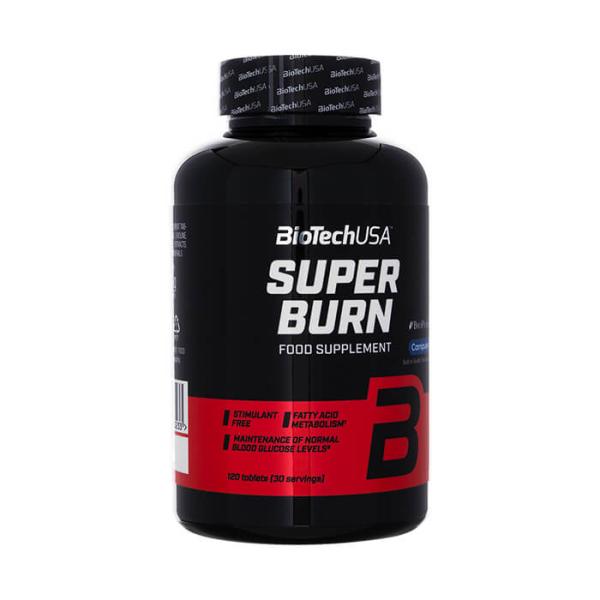 スーパーバーン 120錠 1本 BioTechUSA 日時指定不可 送料無料