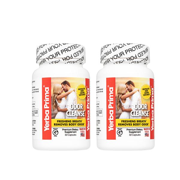 YerbaPrima オダークレンズ 50錠 2本 ヤーバプリマ Odor Cleanse 日時指定不可