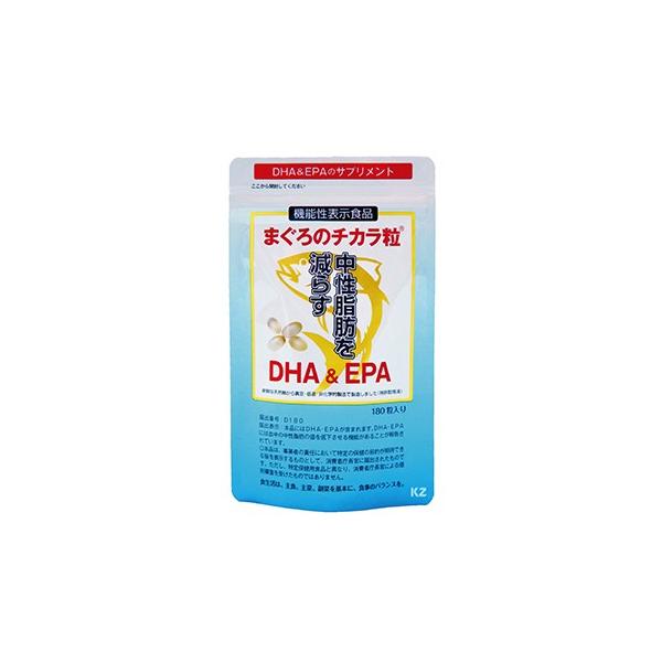 商品説明商品名 まぐろのチカラ粒内容量 180粒入り [1粒重量510mg/粒(内容量350mg/粒)] 商品説明 まぐろのチカラ粒の DHA・EPA は、毎日の食生活で補うことが奨められている栄養素(必須脂肪酸)です。血液のサラサラ成分と...