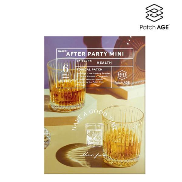 正規販売店 パッチエイジ アフターパーティー ミニ 6パッチ入り PatchAGE AFTER PARTY MINI パッチ型 貼る ネコポス便発送【365日ヤマト佐川便倉庫出荷】