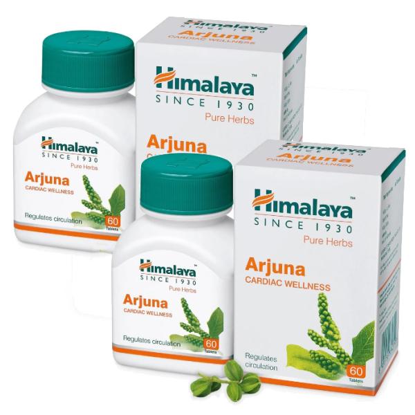 アルジュナ 60錠 2本 ヒマラヤ社 Himalaya Arjuna アーユルヴェーダ ベジタリアン製品 天然成分 日時指定不可