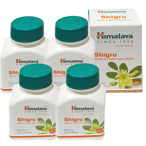 シグル 60錠 4本 ヒマラヤ社 Himalaya Shigru アーユルヴェーダ ベジタリアン製品  モリンガ ワサビノキ 日時指定不可