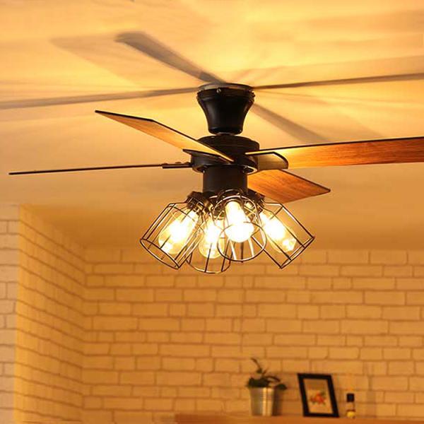 JAVAIOELF シーリングファン ライト LED リモコン付き JAVALO ELF LEDシーリングファン シーリングファンライト