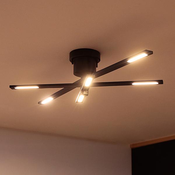 シーリングライト おしゃれ LED 6灯 シンプル モダン 照明器具 天井