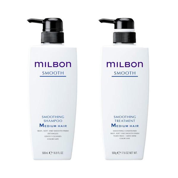 ミルボン　スムースMシャンプートリートメントセット セット品】ミルボン スムージング M ミディアムヘア シャンプー