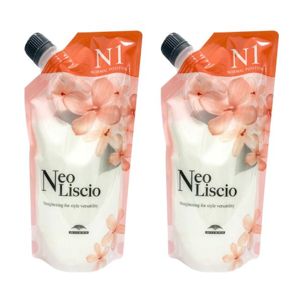 2個セット ミルボン ネオリシオ N 1剤 400g milbon ストレート剤 縮毛