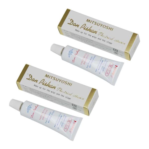 かつら用の接着剤です。付けまつげ、付けひげの接着から二重まぶた、特殊メークの傷、しわなどを作る時にも使用できます。　　　化粧用として製造されておりますので、お肌に優しい接着剤です。お肌に合わないときは、ご使用をおやめ下さい。　用途　かつら・...