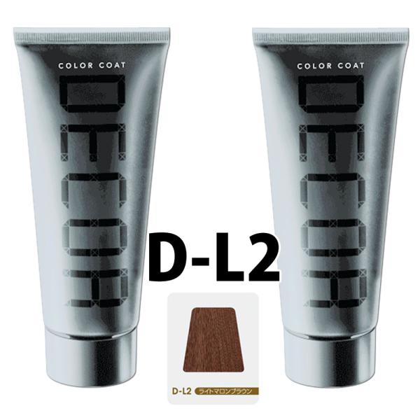 2個セット カラーコートデコレ D-L2ライトマロンブラウン 160g
