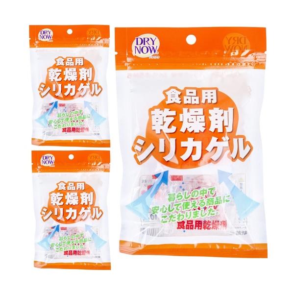 【 3個セット 】 ドライナウ 食品用乾燥剤 シリカゲル 5g×10ヶ入 乾燥剤 シリカゲル 食品用 お菓子 パスタ 海苔