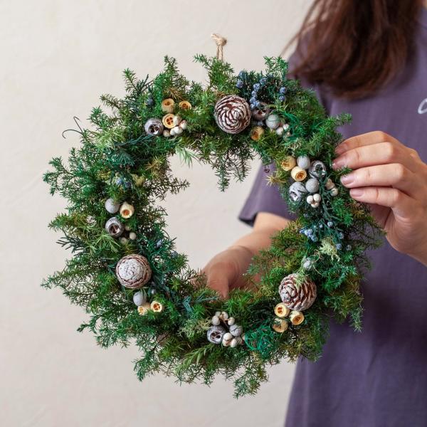 クリスマスリース おしゃれ 手作りの人気商品 通販 価格比較 価格 Com