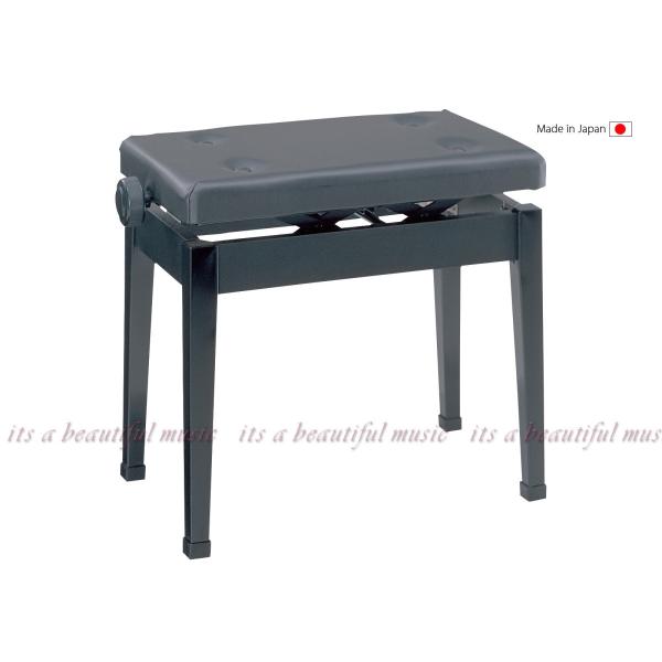 【its】軽量・シンプルで扱いやすいロングセラー品！日本製のピアノ椅子　甲南Konan K50-D（K50D）黒色