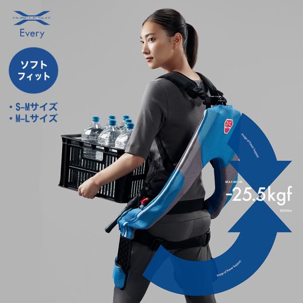 選択】マッスルスーツ Every ソフトフィット S-M、M-Lサイズ