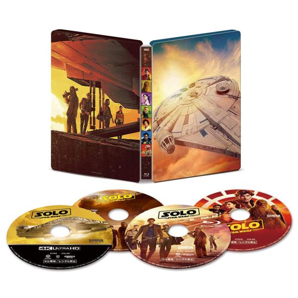 ハン・ソロ/スター・ウォーズ・ストーリー 4K UHD MovieNEX スチールブック(数量限定) 【Blu-ray】【新品】