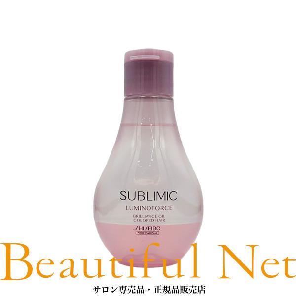 資生堂 サブリミック ルミノフォース ブリリアンスオイル 100ml Shiseido カラーケア Luminoforce 洗い流さないトリートメント アウトバス Ssd 27 ビューティフルネット 通販 Yahoo ショッピング