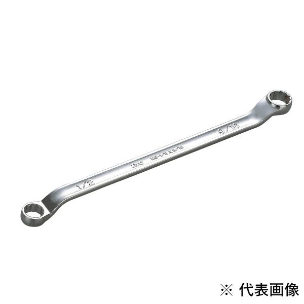 KTC丸京メガネレンチ KTC 京都機械工具 45°×6°ロングめがねレンチ5／8×3／4inch M558X34