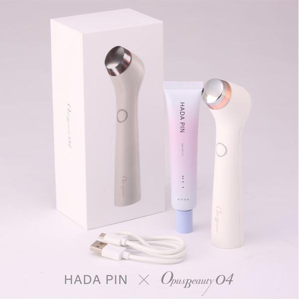 OPUS BEAUTY 04(White) + HADAPINセット 温冷美顔器 目元美顔器 OPUS BEAUTY 04(White) + HADAPINセット 温冷美顔器 目元美顔器