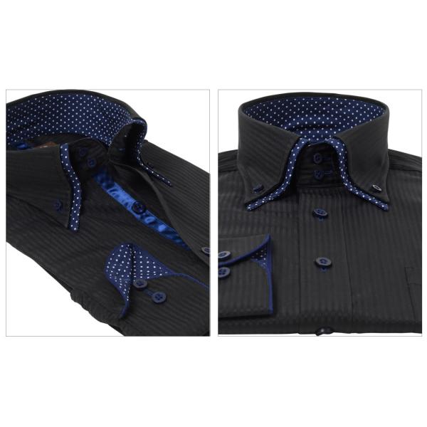 黒シャツ メンズ 秋 冬 おしゃれ 黒 スリム ボタンダウン 結婚式 2次会 パーティー 成人式 ワイシャツ Yシャツ 青 Buyee Buyee Japanese Proxy Service Buy From Japan Bot Online