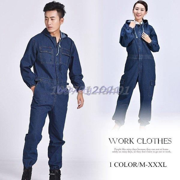 つなぎ メンズ 作業着 作業服 サロペット長袖 整備工 車屋さん デニム作業服 御用達 ユニフォーム 耐久性 オーバーオール おしゃれ Beaty 23cvuix Beauty21 通販 Yahoo ショッピング