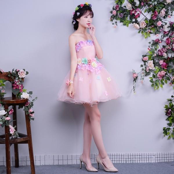 豪華カラードレス ウェディングドレス 花嫁ミニドレス 高級ドレス 可愛い花 ウエディングドレス 極めて豪華 可愛い姫系 Hs43 Buyee 日本代购平台 产品购物网站大全 Buyee一站式代购 Bot Online