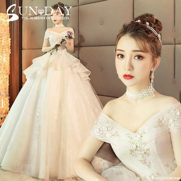 ウェディングドレス ウェディングドレス白 パーティードレス オフショルダー 花嫁ロングドレス 簡約 結婚式 露背 二次会 レース お呼ばれ 挙式 姫系hs5143 Hs5143 Sun Day 通販 Yahoo ショッピング