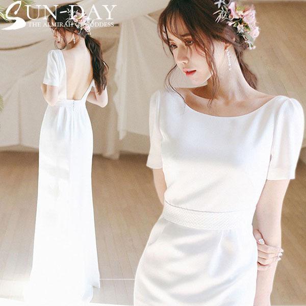 秋新品ウェディングドレス 結婚式 パーティードレス ワンピース パーティー 成人式 冬 姫系 セクシー露背 花嫁ロングドレス お呼ばれ 二次会 演奏会 挙式hs6039 Hs6039 Sun Day 通販 Yahoo ショッピング