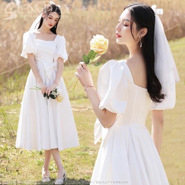 新入荷 ウェディングドレス ドレス フォーマルドレス 可愛いドレス エレガント パーティードレス 花嫁ロングドレス ワンピース結婚式 二次会 挙式hs6651 Hs6651 Sun Day 通販 Yahoo ショッピング