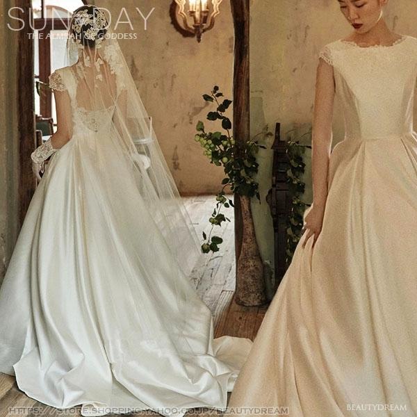 新品ウェディングドレス ウエディングドレス白 パーティー 可愛い 花嫁ロングドレス 結婚式 トレーンライン 二次会 フォームドレス お呼ばれ 挙式hs6952 Hs6952 Sun Day 通販 Yahoo ショッピング