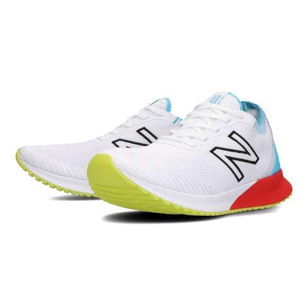 ニューバランス FuelCell ECHO M メンズ ランニングシューズ [サイズ：25.0cm(D)] [カラー：ホワイトマルチ]  #MFCECSW NEW BALANCE