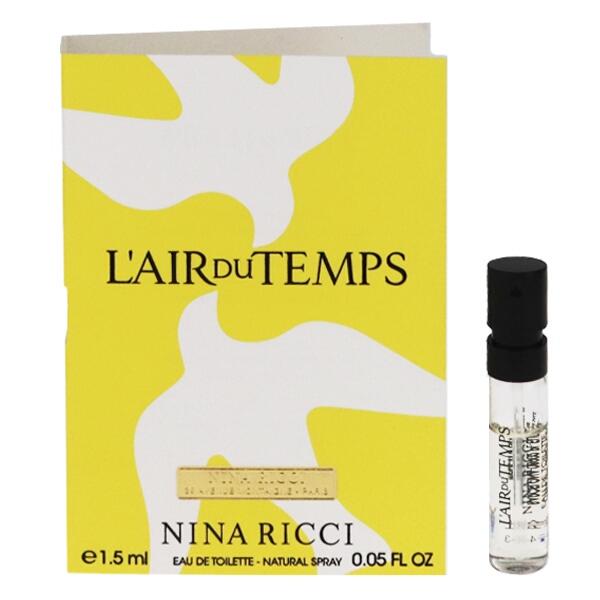 並行輸入品 ニナリッチ レールデュタン (チューブサンプル) EDT・SP 1.5ml 香水 フレグランス L AIR DU TEMPS NINA RICCI 新品 未使用