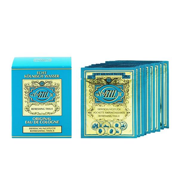 キーワード[ 香水・フレグランス:フレグランス系コスメ:スキンケア ] 商品名[ 4711 4711オリジナルリフレッシングティッシュEDC 10枚 ] 英語名[ 4711 4711 ORIGINAL EAU DE COLOGNE REFR...