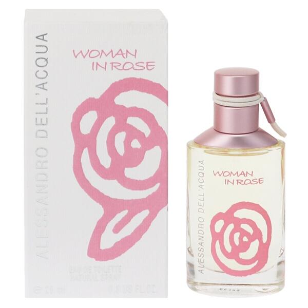 並行輸入品 （在庫限り） アレッサンドロ デラクア ウーマン イン ローズ EDT・SP 25ml ALESSANDRO DELLACQUA WOMAN IN ROSE 新品 未使用