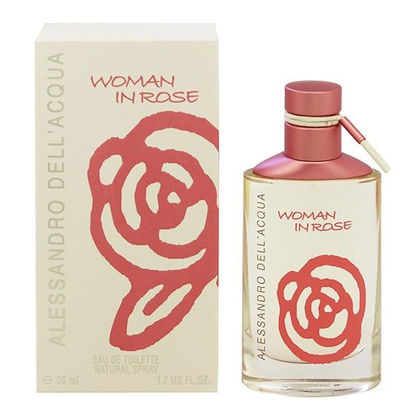 並行輸入品 （在庫限り） アレッサンドロ デラクア ウーマン イン ローズ EDT・SP 50ml ALESSANDRO DELLACQUA WOMAN IN ROSE 新品 未使用