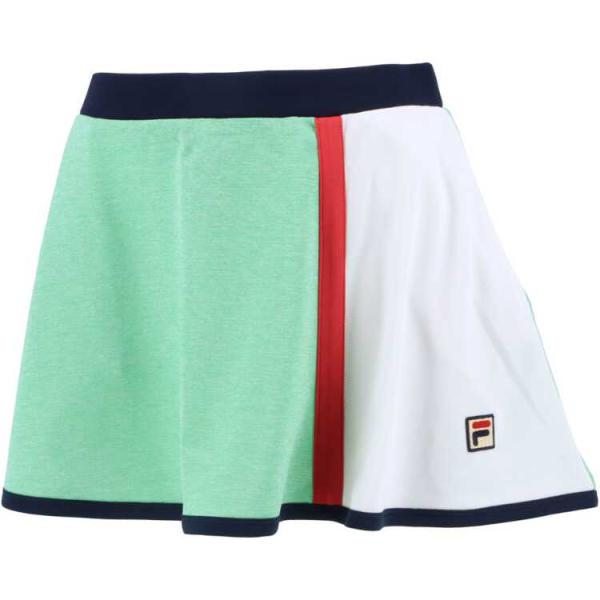 FILA 緑色 プリーツスカート FILA 緑色 プリーツスカート パンツ裏地プリーツスカート