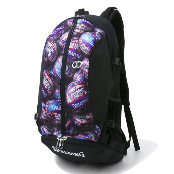 スポルディング ジャイアントケイジャー グラフィティ ブルー×レッド W38×H65×D35cm(46L) #41-010GBR 送料無料 GIANT CAGER SPALDING（スポルディング） ジャイアントケイジャー グラフィティ