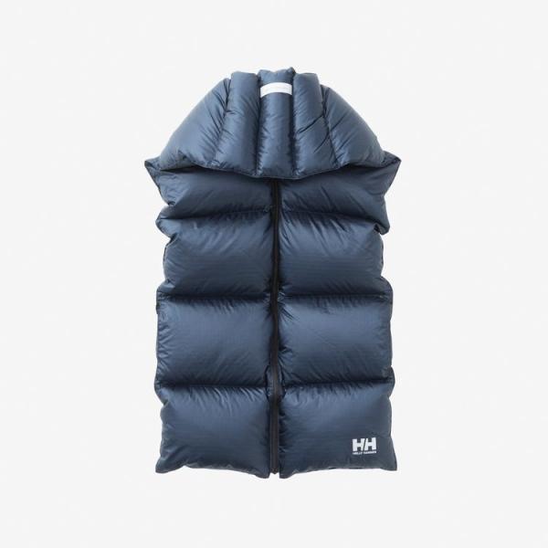 【新品未使用】ANEW ダウンマフラー＆ダウンブランケットセット HELLY HANSEN（ヘリーハンセン） ダウンマフラー ディープネイビー
