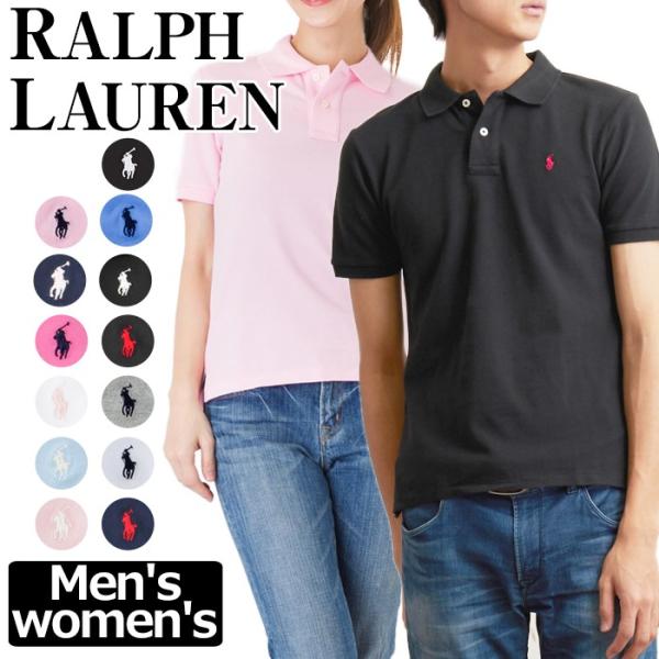 ラルフローレン ポロシャツ メンズ レディース POLO RALPH LAUREN 半袖　ワンポイン...