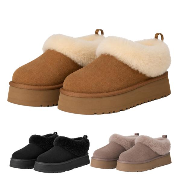【並行輸入品】UGG ブーツ タッゼル Tazzelle レディース スリッポン シープスキン ムートン スエード 軽量 あったか 屋内 屋外兼用 スリッパ 秋冬