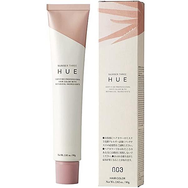 年末のプロモーション HUE ナンバースリー ナチュラル 80g 8/0N カラー グレイ ヒュウ カラーリング・白髪染め