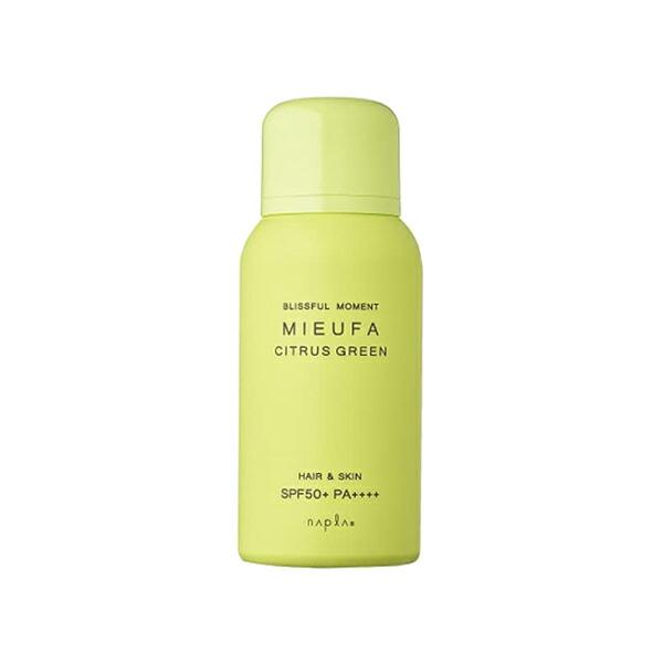 ■商品名：ナプラ ミーファ フレグランスUV スプレー 80g シトラスグリーン■内容量：80g( napla MIEUFA 日焼け止め SPF50+ PA++++美容院 美容室 サロン専売品 )