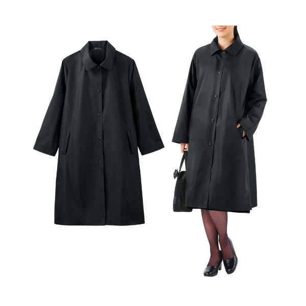 日本製 軽量フォーマルコート 喪服 礼服 礼装 コート 膝丈 撥水加工