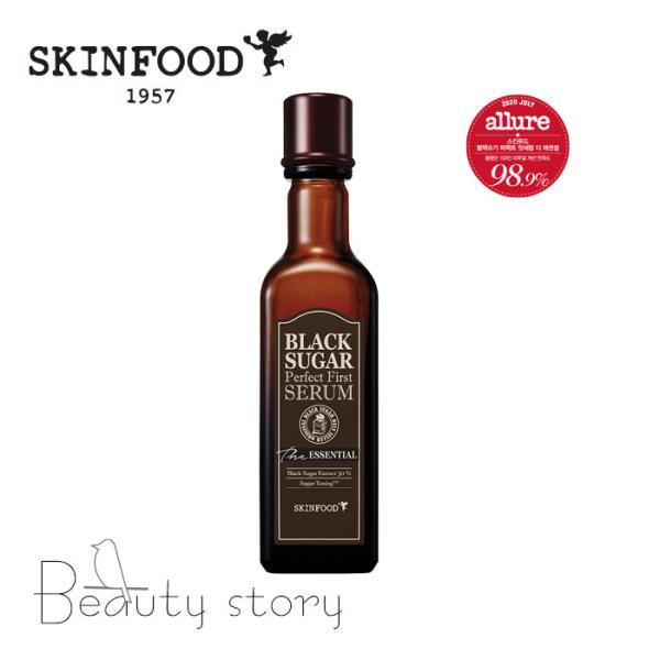 スキンフード ブラックシュガー パーフェクトファーストセラム   ザ・エッセンシャル  120mL  導入美容液  スキンケア  韓国コスメ