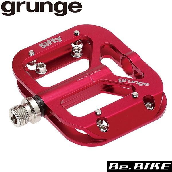 grunge（グランジ） フィフティー(5ifty)ペダル レッド 自転車 ペダル