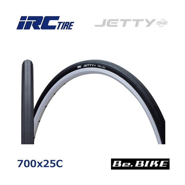 IRC ジェッティープラス JETTY+   WO  ブラック 700x25C 自転車 タイヤ