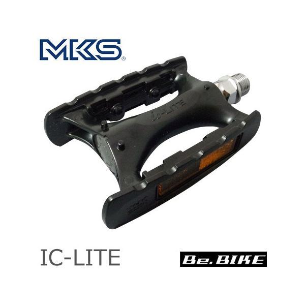 三ヶ島ペダル(MKS) IC-LITE ペダル (ブラック) 自転車 ペダル大人気スポーツバイクエントリーモデル・リフレクター付き両面ワンピースボディ・ロードバイクエントリーユーザーに大人気CT-LITEのリフレクター付きモデル。クロスバイ...