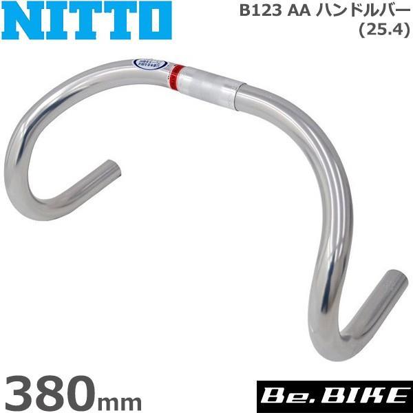 競輪 ピスト NITTO B123AA ハンドル 380 NJS NITTO* b123 drop handlebar (chrome) - BLUE LUG GLOBAL ONLINE STORE